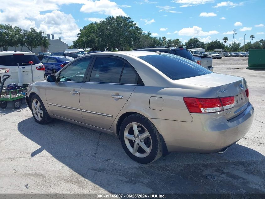 2008 Hyundai Sonata Limited V6/Se V6 VIN: 5NPEU46F58H350459 Lot: 39745007