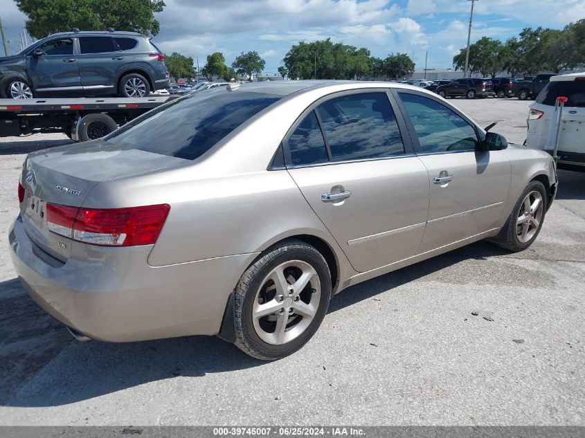 2008 Hyundai Sonata Limited V6/Se V6 VIN: 5NPEU46F58H350459 Lot: 39745007