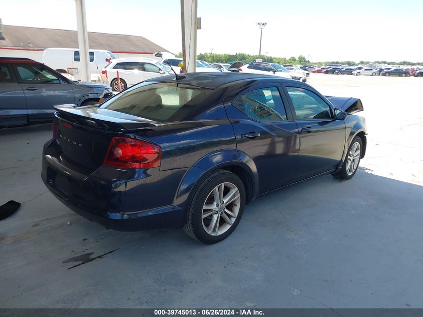 2011 Dodge Avenger Mainstreet VIN: 1B3BD1FG3BN584957 Lot: 39745013