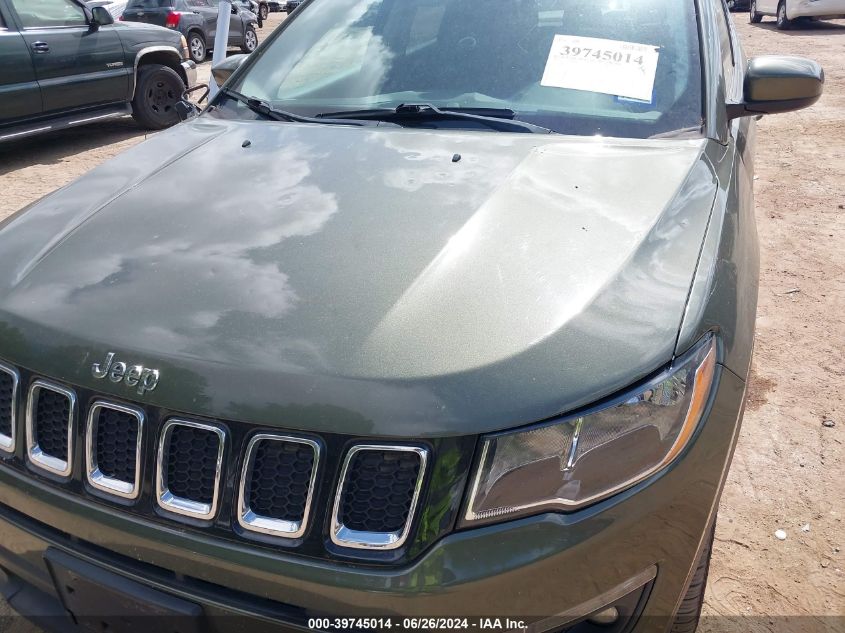 2017 Jeep Compass Latitude VIN: 3C4NJCBBXHT668955 Lot: 39745014