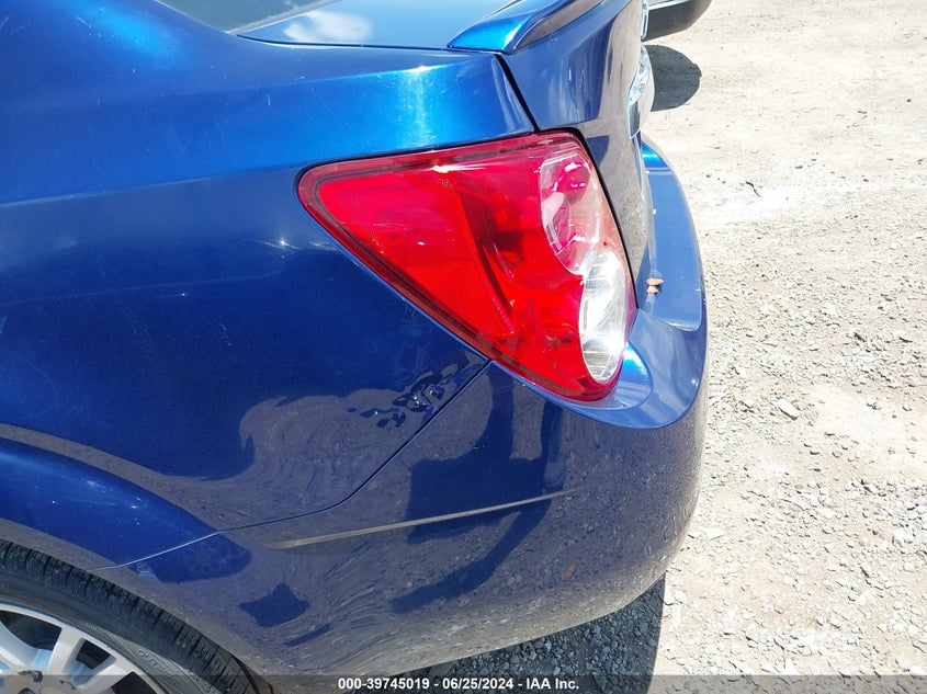 2013 Chevrolet Sonic Lt Auto VIN: 1G1JC5SHXD4151351 Lot: 39745019