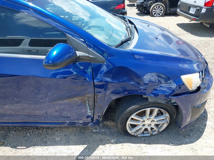 2013 Chevrolet Sonic Lt Auto VIN: 1G1JC5SHXD4151351 Lot: 39745019