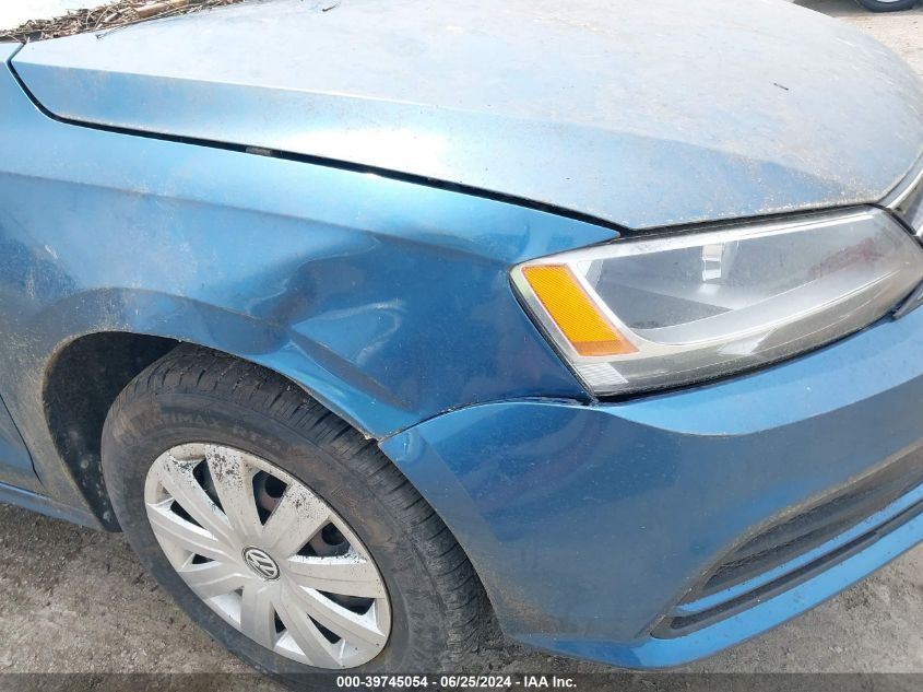 2016 Volkswagen Jetta 1.4T S VIN: 3VW267AJ2GM320173 Lot: 39745054