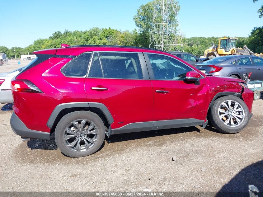 2022 Toyota Rav4 Limited VIN: 4T3D6RFV0NU077610 Lot: 39745068