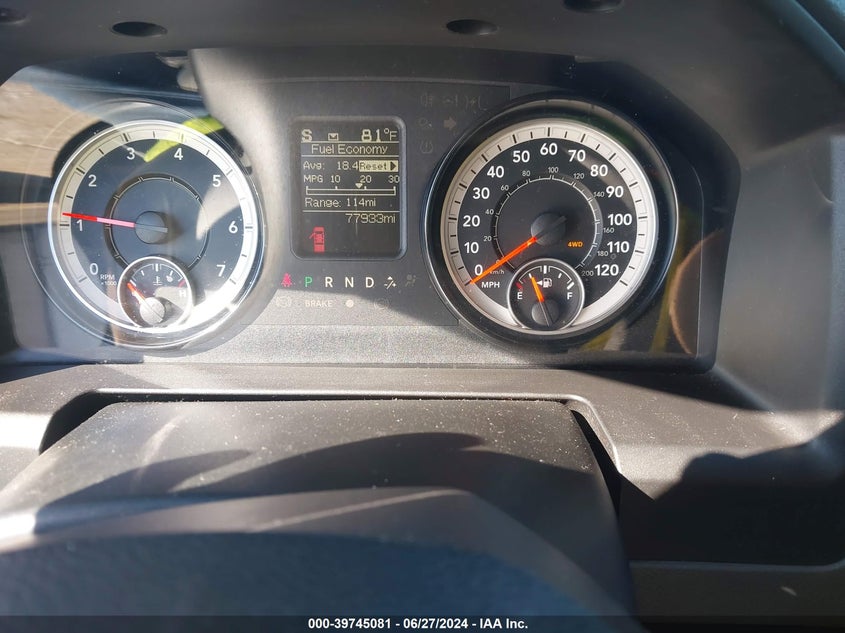 2017 Ram 1500 St VIN: 1C6RR7FT9HS771832 Lot: 39745081