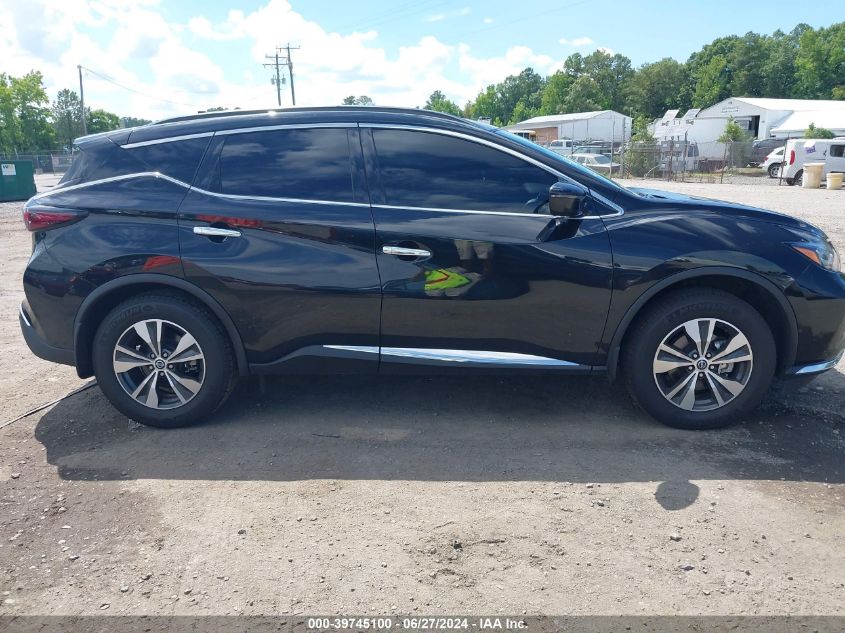 2021 Nissan Murano Sv Intelligent Awd VIN: 5N1AZ2BS7MC119636 Lot: 39745100