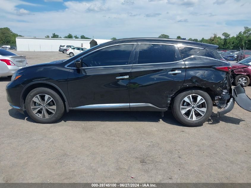 2021 Nissan Murano Sv Intelligent Awd VIN: 5N1AZ2BS7MC119636 Lot: 39745100