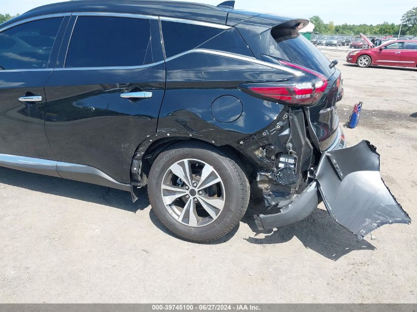 2021 Nissan Murano Sv Intelligent Awd VIN: 5N1AZ2BS7MC119636 Lot: 39745100
