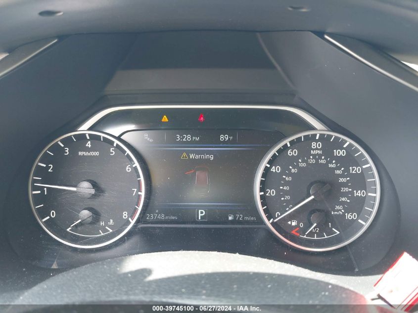 2021 Nissan Murano Sv Intelligent Awd VIN: 5N1AZ2BS7MC119636 Lot: 39745100