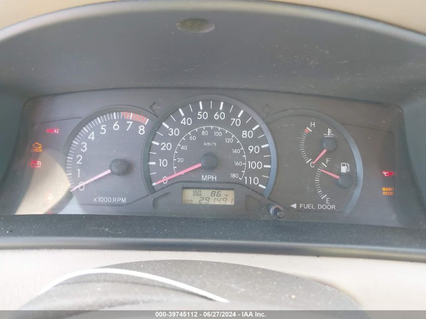 2005 Toyota Corolla Ce VIN: 1NXBR32E35Z345317 Lot: 39745112