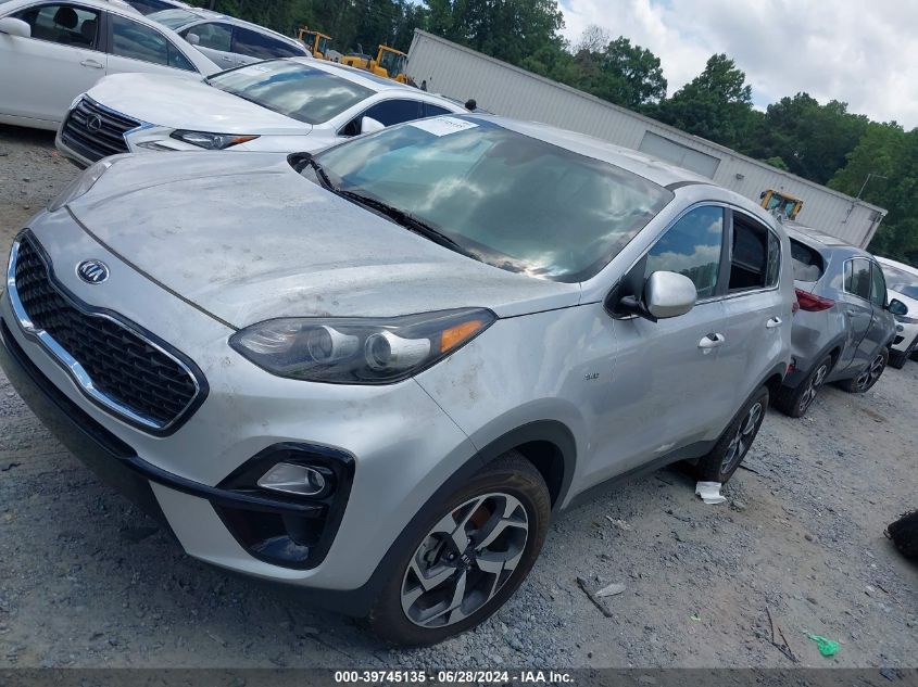 2021 Kia Sportage Lx VIN: KNDPMCAC4M7927299 Lot: 39745135