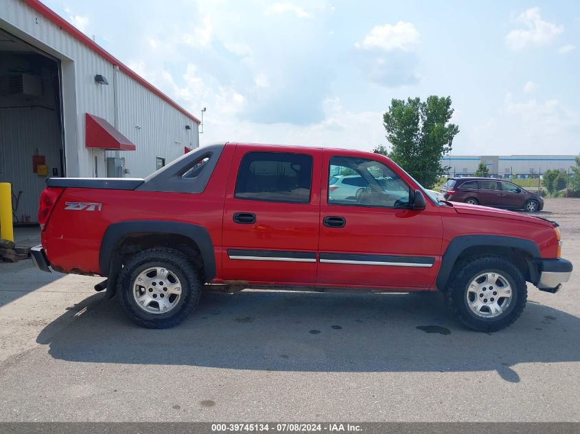 2005 Chevrolet Avalanche 1500 Z71 VIN: 3GNEK12Z05G175196 Lot: 39745134