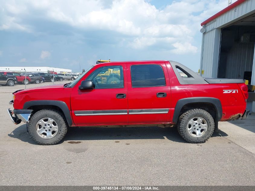 2005 Chevrolet Avalanche 1500 Z71 VIN: 3GNEK12Z05G175196 Lot: 39745134