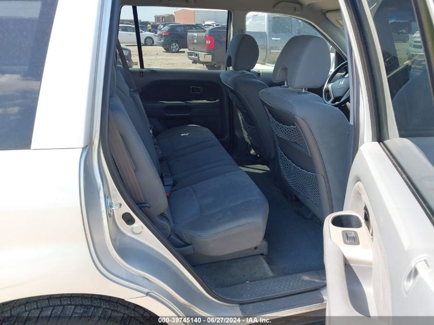 2006 Honda Pilot Ex VIN: 2HKYF18476H557028 Lot: 39745140