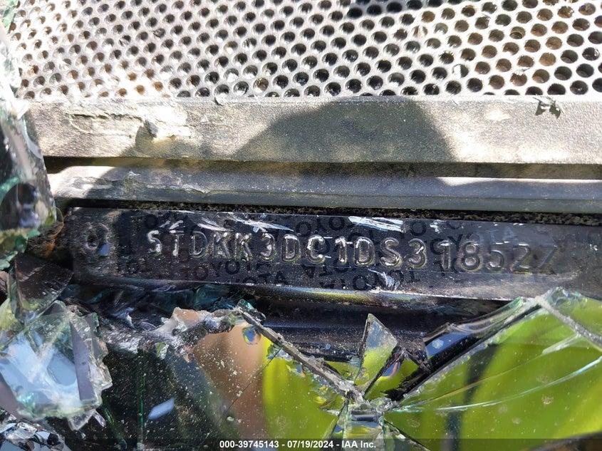 2013 Toyota Sienna Le V6 8 Passenger VIN: 5TDKK3DC1DS318527 Lot: 39745143