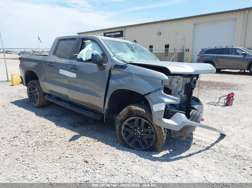 2023 Chevrolet Silverado 1500 4Wd Short Bed Custom Trail Boss VIN: 3GCUDCED3PG213792 Lot: 39745160