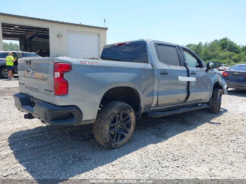 2023 Chevrolet Silverado 1500 4Wd Short Bed Custom Trail Boss VIN: 3GCUDCED3PG213792 Lot: 39745160