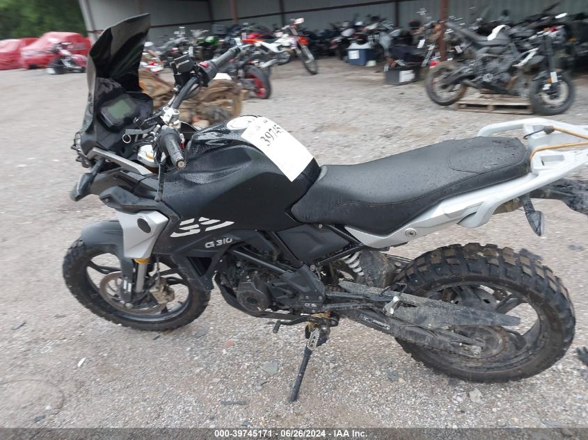 2023 BMW G310 Gs VIN: WB30G3308PRA55687 Lot: 39745171