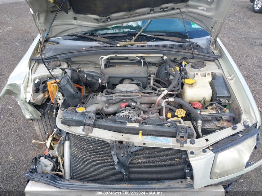 2005 Subaru Forester 2.5X VIN: JF1SG63615H752425 Lot: 39745211