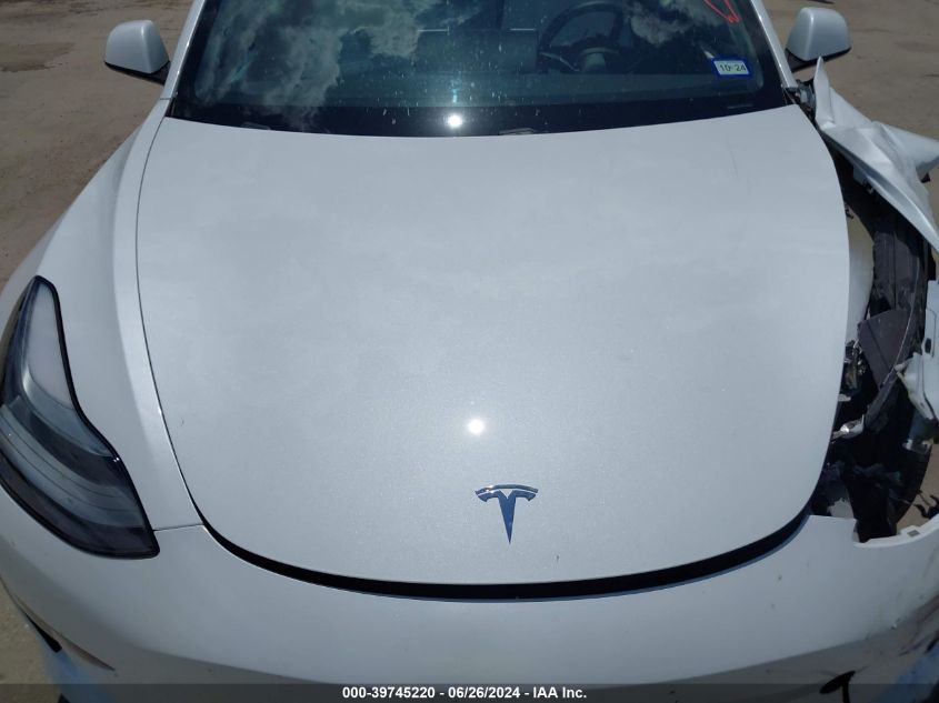 2021 Tesla Model 3 Standard Range Plus Rear-Wheel Drive VIN: 5YJ3E1EAXMF084924 Lot: 39745220