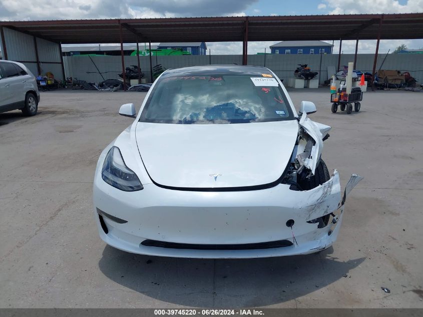 2021 Tesla Model 3 Standard Range Plus Rear-Wheel Drive VIN: 5YJ3E1EAXMF084924 Lot: 39745220