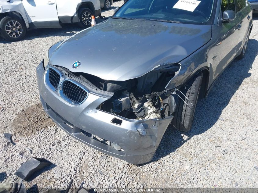 2007 BMW 525I VIN: WBANE53547CY07381 Lot: 39745308