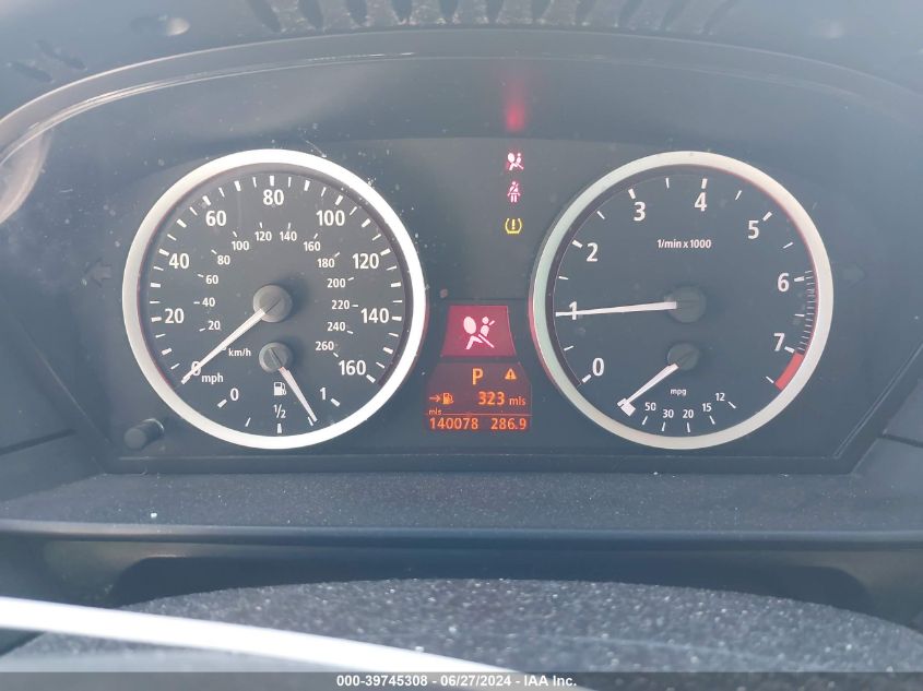 2007 BMW 525I VIN: WBANE53547CY07381 Lot: 39745308