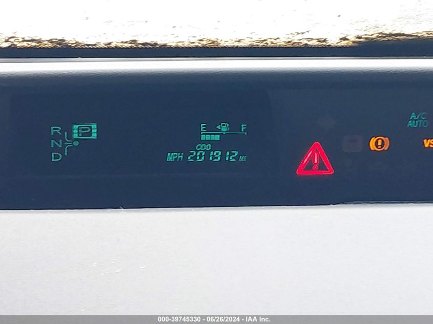 2006 Toyota Prius VIN: JTDKB20U863165643 Lot: 39745330