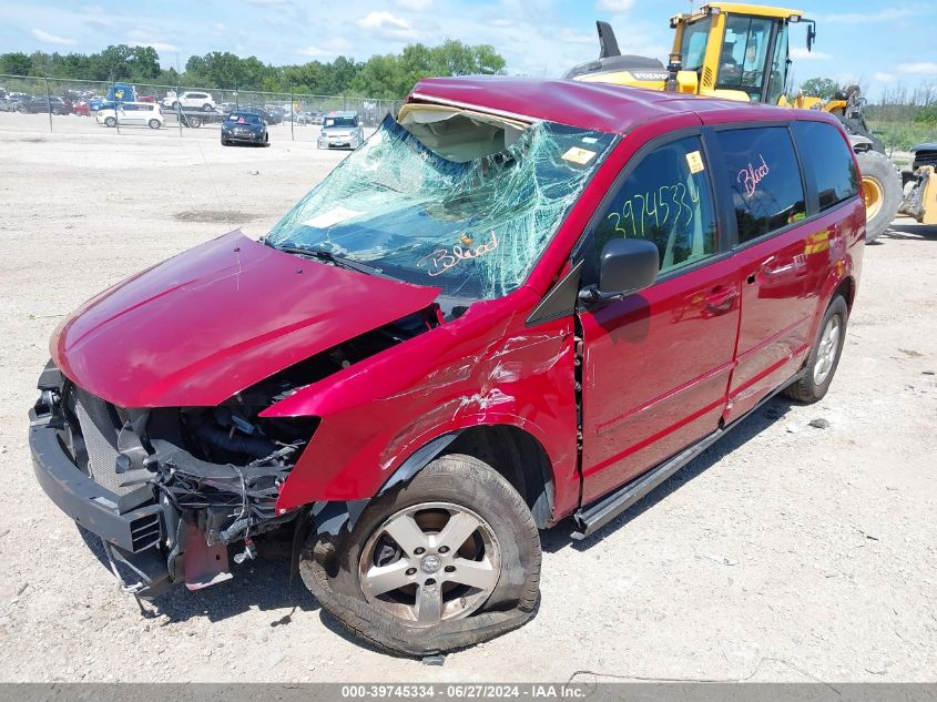 2009 Dodge Grand Caravan Se VIN: 1D8HN44E69B511345 Lot: 39745334