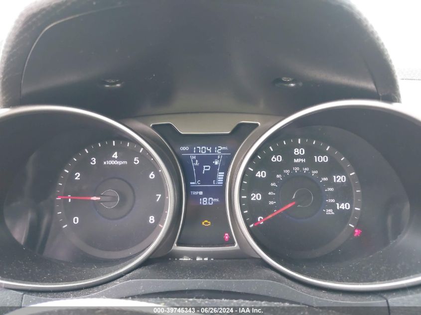 2013 Hyundai Veloster Base W/Gray VIN: KMHTC6AD1DU100773 Lot: 39745343