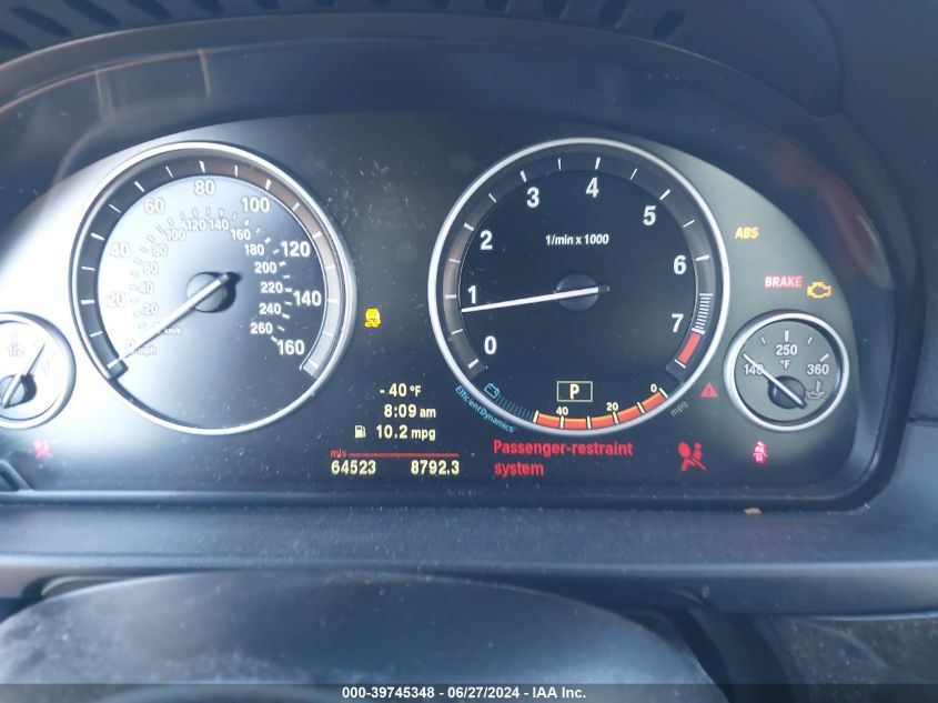 2012 BMW 535I VIN: WBAFR7C52CC816630 Lot: 39745348