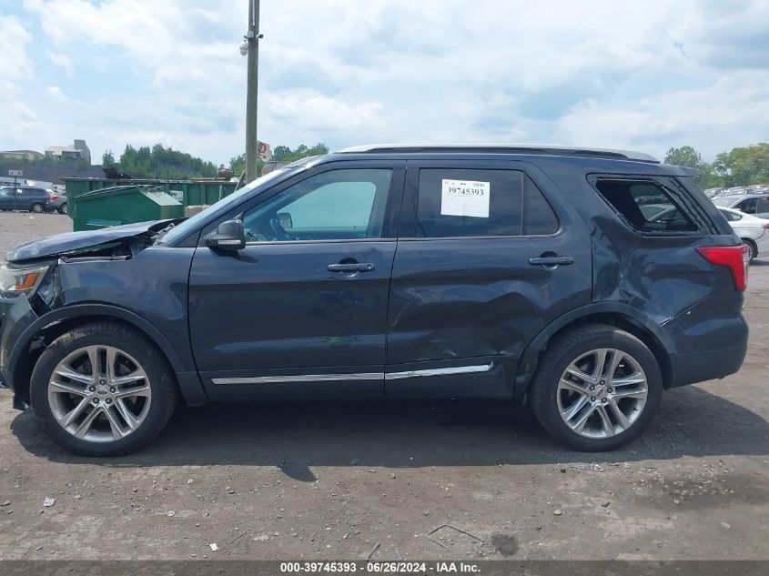 2017 Ford Explorer Xlt VIN: 1FM5K8D86HGA83463 Lot: 39745393
