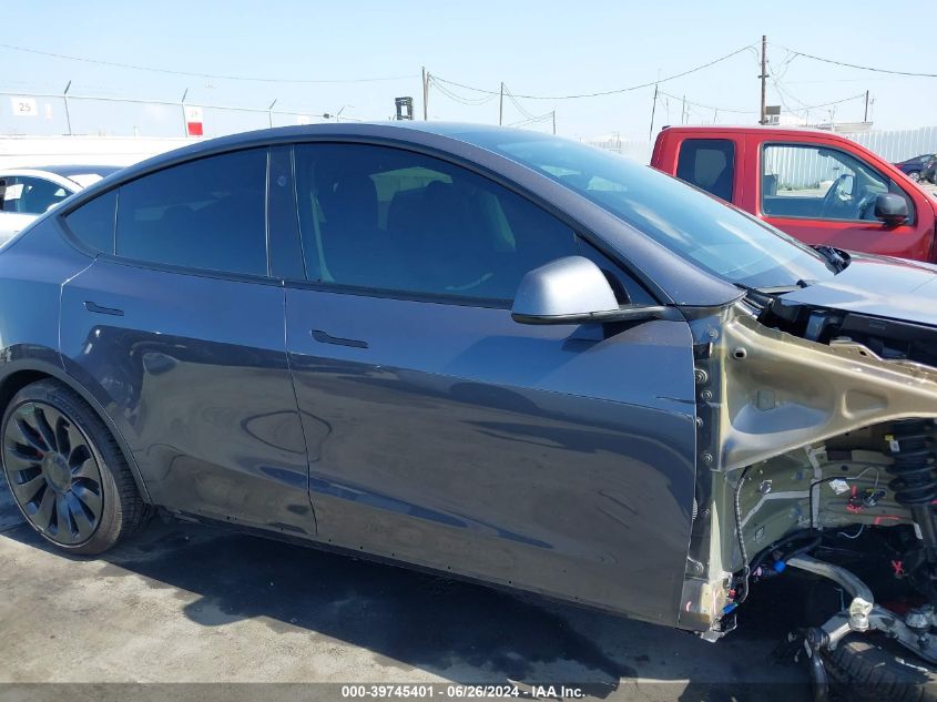 2023 Tesla Model Y Awd/Performance Dual Motor All-Wheel Drive VIN: 7SAYGDEF0PF902388 Lot: 39745401