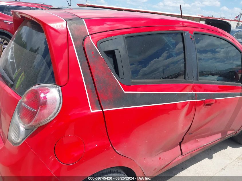 2015 Chevrolet Spark 1Lt Cvt VIN: KL8CD6S92FC741556 Lot: 39745420