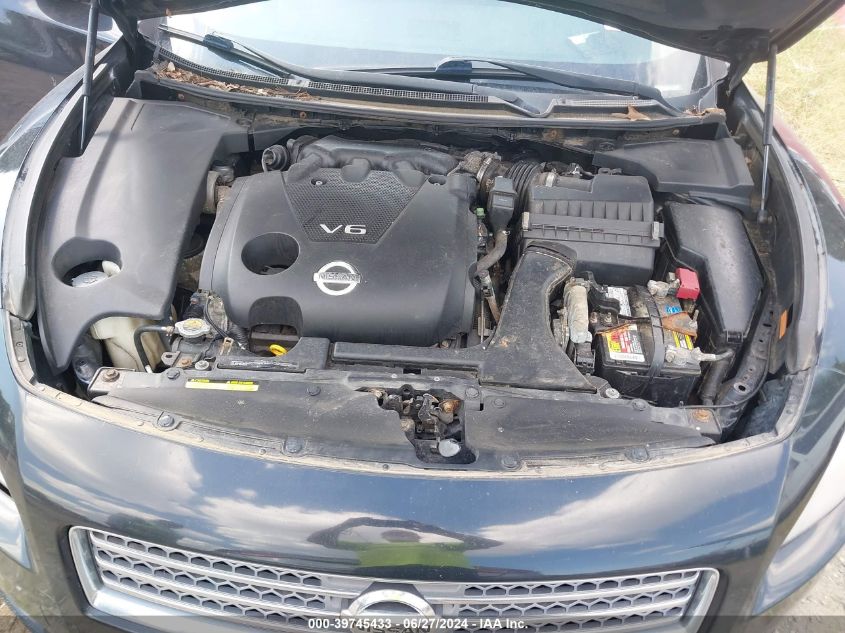 2009 Nissan Maxima 3.5 Sv VIN: 1N4AA51E39C801869 Lot: 39745433