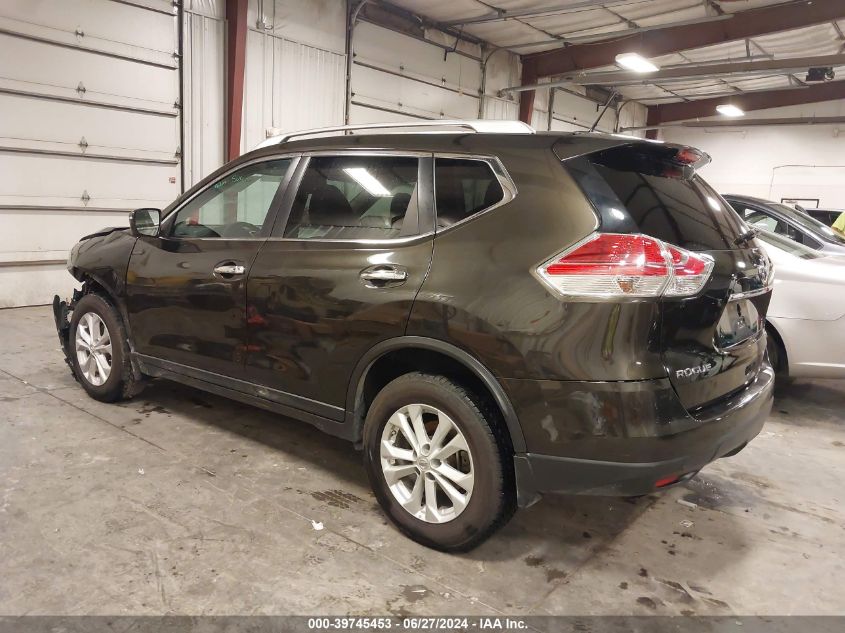 2016 Nissan Rogue Sv VIN: KNMAT2MV6GP658730 Lot: 39745453