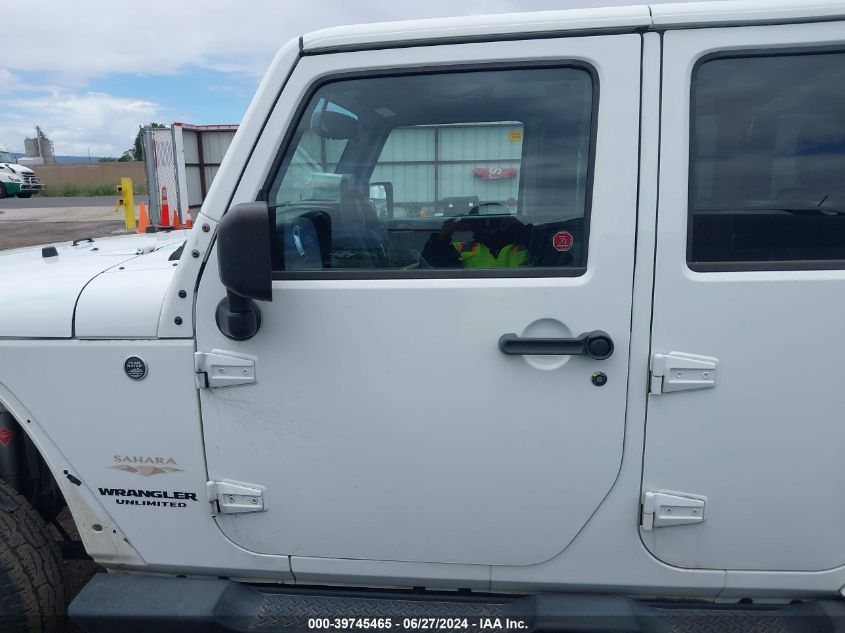 2014 Jeep Wrangler Unlimited Sahara VIN: 1C4BJWEG6EL162087 Lot: 39745465