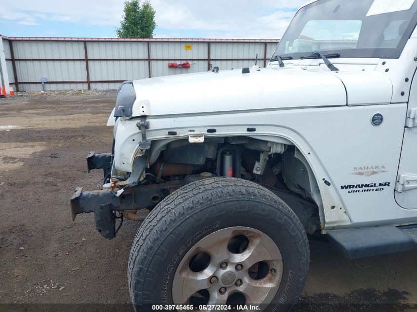 2014 Jeep Wrangler Unlimited Sahara VIN: 1C4BJWEG6EL162087 Lot: 39745465