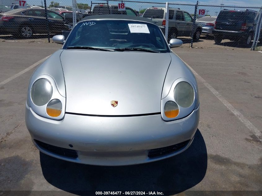 1998 Porsche Boxster VIN: WP0CA298XWU621407 Lot: 39745477