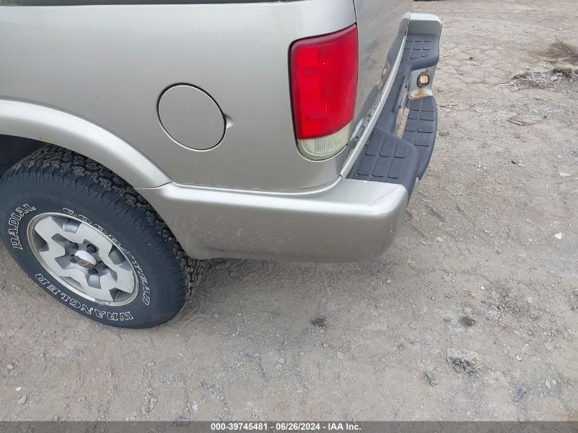 2002 Chevrolet Blazer Ls VIN: 1GNDT13W52K225401 Lot: 39745481