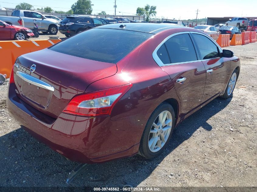 2009 Nissan Maxima S/Sv VIN: 1N4AA51E29C850156 Lot: 39745562