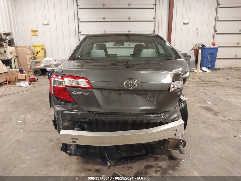 2012 Toyota Camry Le VIN: 4T1BF1FK2CU046850 Lot: 39745610