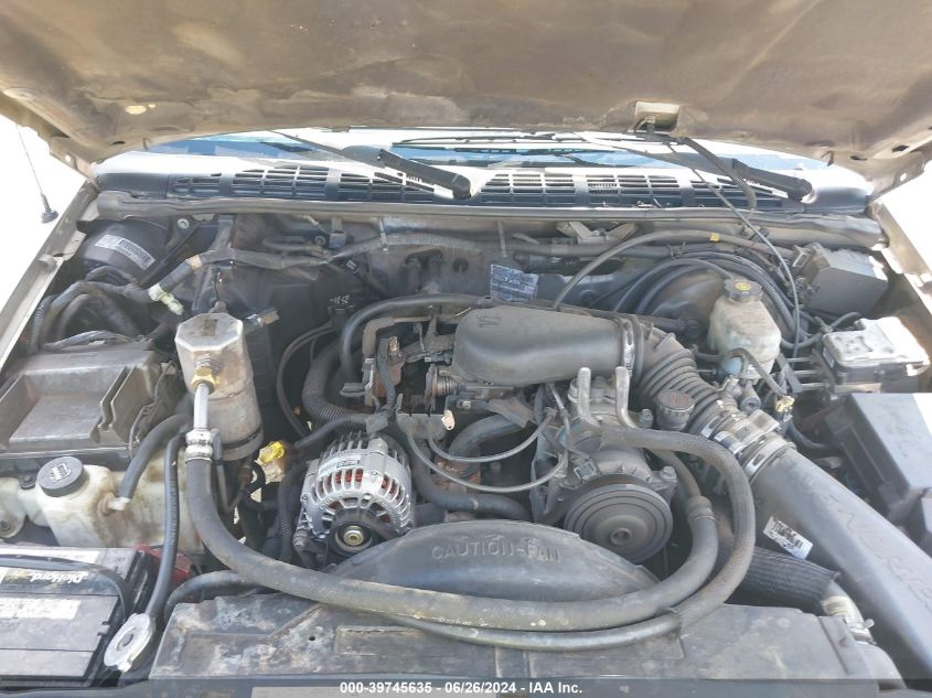 2003 GMC Sonoma Sls VIN: 1GTDT19XX38275296 Lot: 39745635