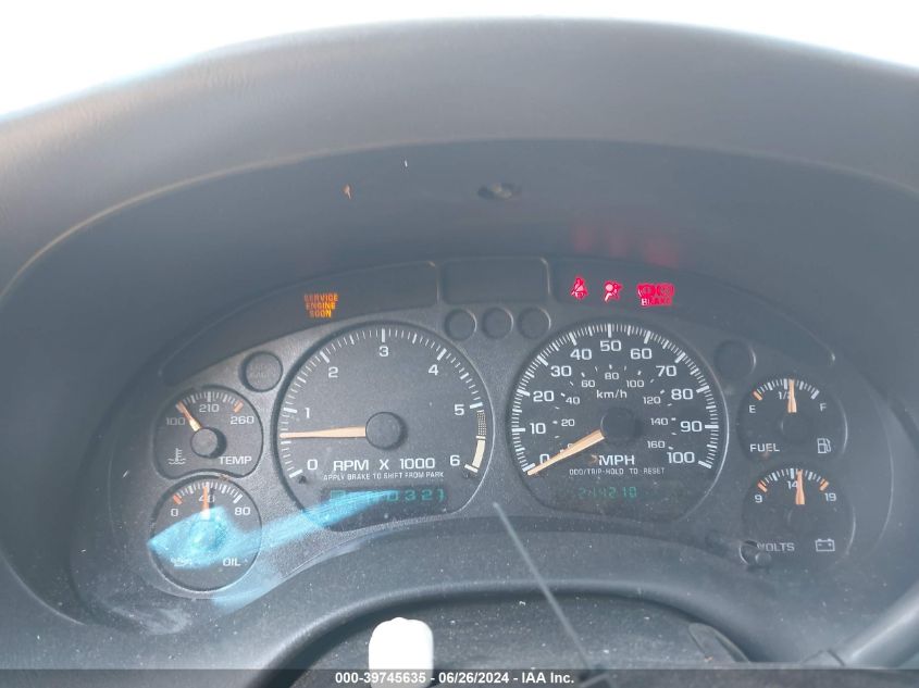 2003 GMC Sonoma Sls VIN: 1GTDT19XX38275296 Lot: 39745635