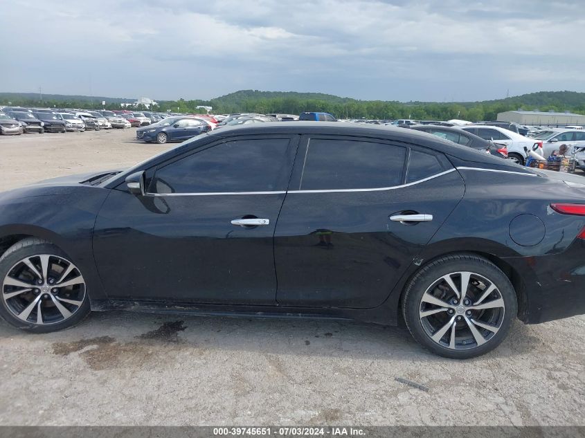 2018 Nissan Maxima 3.5 Sv VIN: 1N4AA6AP1JC375157 Lot: 39745651