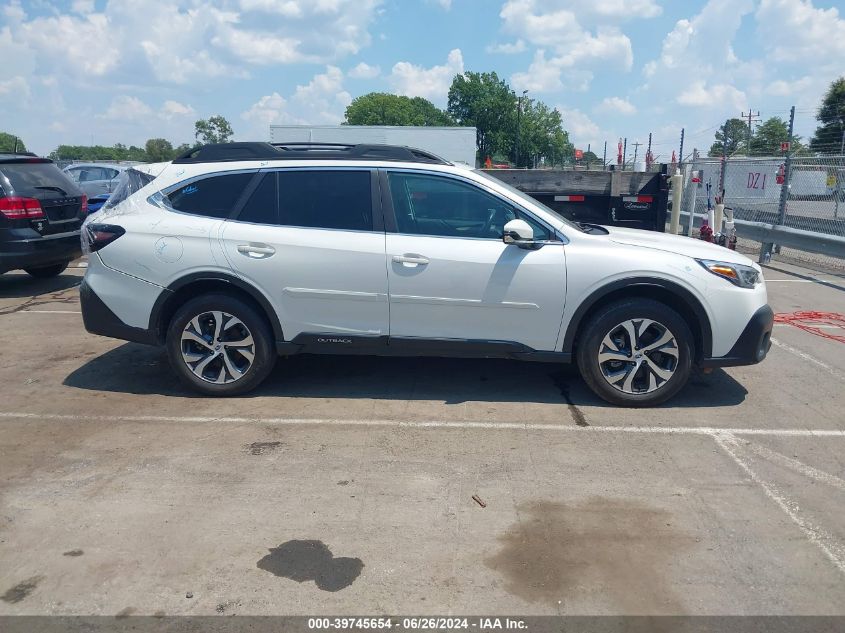 2022 Subaru Outback Limited VIN: 4S4BTANC5N3180280 Lot: 39745654