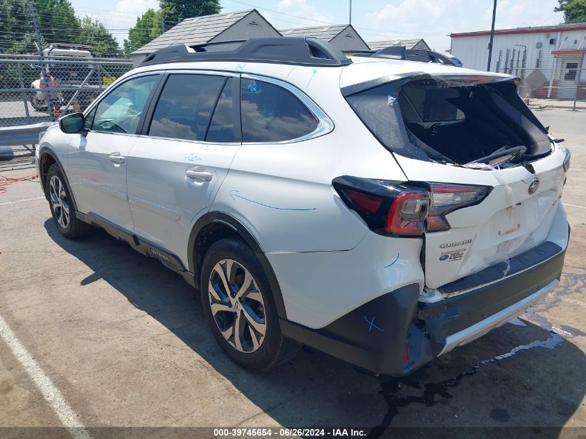 2022 Subaru Outback Limited VIN: 4S4BTANC5N3180280 Lot: 39745654