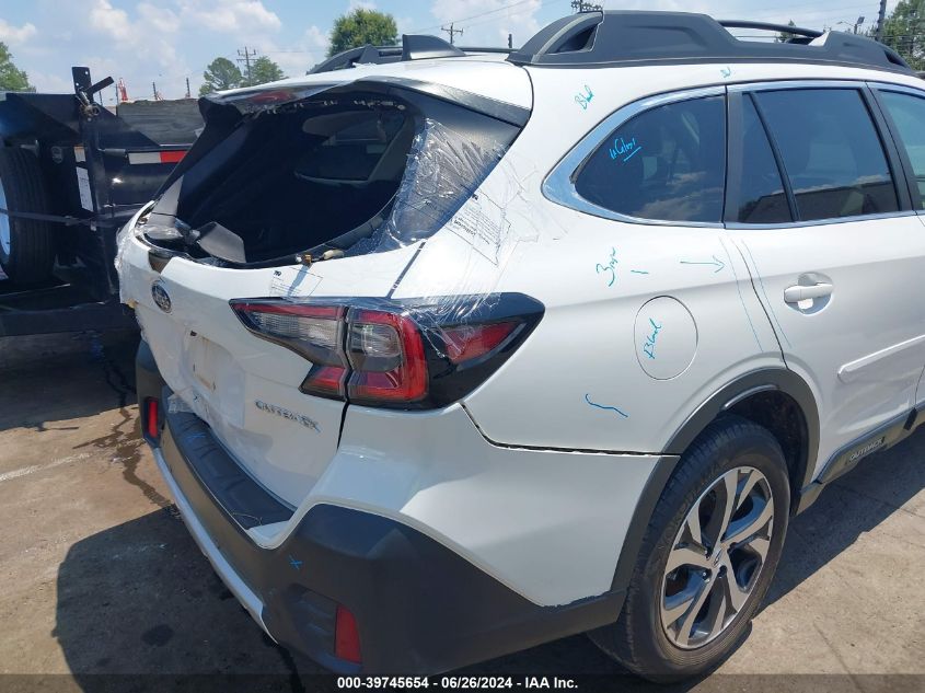 2022 Subaru Outback Limited VIN: 4S4BTANC5N3180280 Lot: 39745654