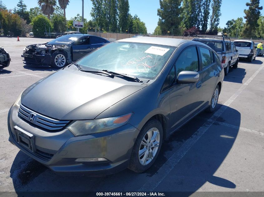 2010 Honda Insight Ex VIN: JHMZE2H73AS018051 Lot: 39745661