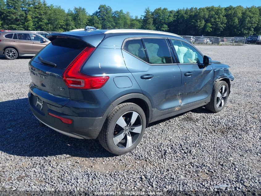 2021 Volvo Xc40 T5 Momentum VIN: YV4162UK6M2557982 Lot: 39745715